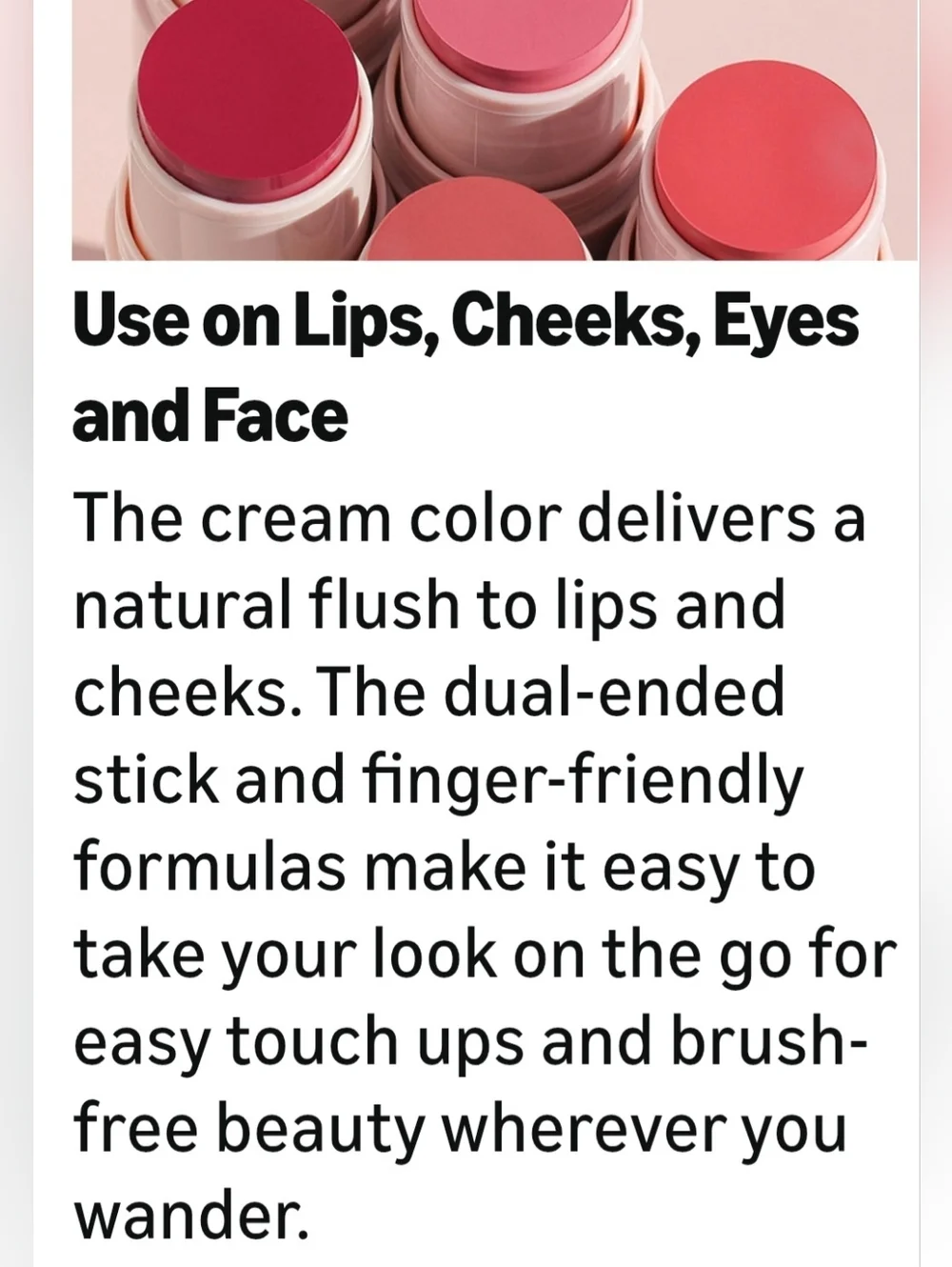 Wander Beauty cream blush